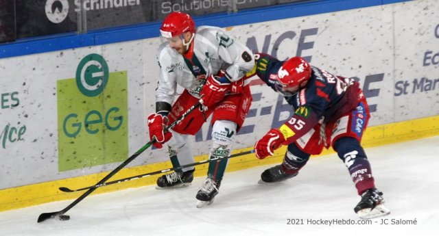 Photo hockey match Grenoble  - Cergy-Pontoise le 08/01/2021