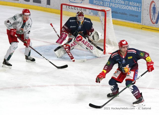 Photo hockey match Grenoble  - Cergy-Pontoise le 08/01/2021