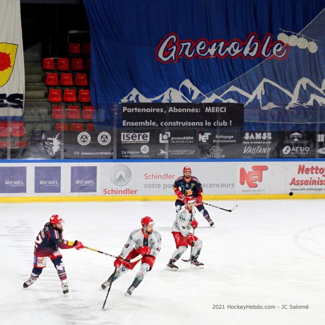 Photo hockey match Grenoble  - Cergy-Pontoise le 08/01/2021