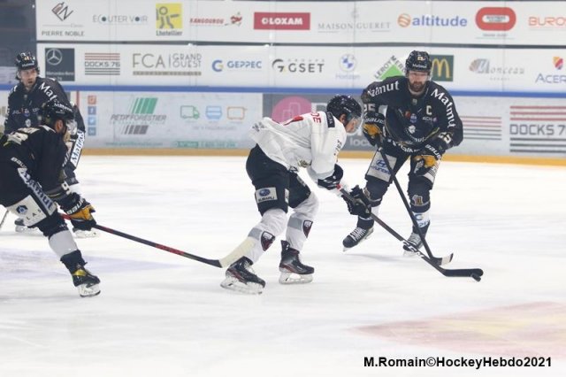Photo hockey match Rouen - Chamonix  le 16/01/2021