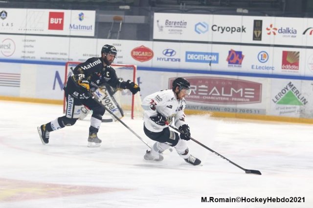 Photo hockey match Rouen - Chamonix  le 16/01/2021