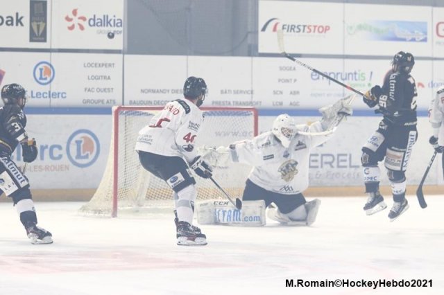 Photo hockey match Rouen - Chamonix  le 16/01/2021