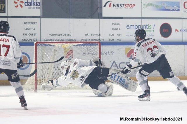 Photo hockey match Rouen - Chamonix  le 16/01/2021