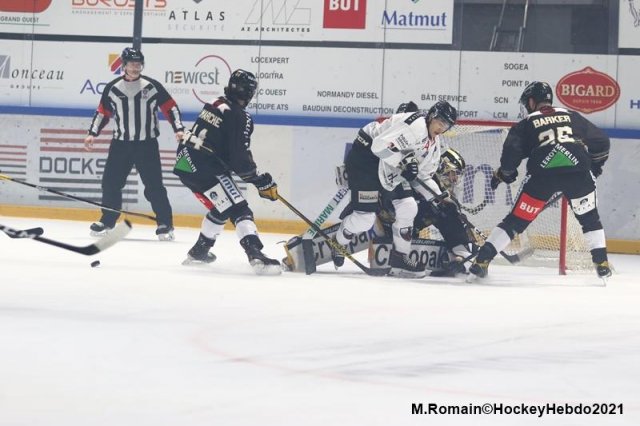 Photo hockey match Rouen - Chamonix  le 16/01/2021
