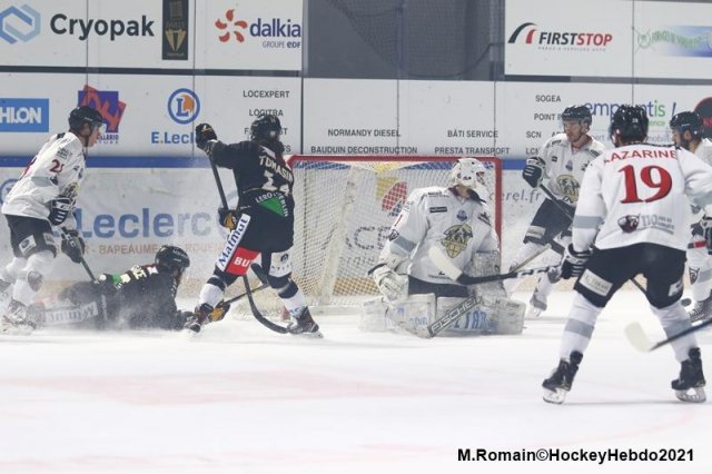 Photo hockey match Rouen - Chamonix  le 16/01/2021