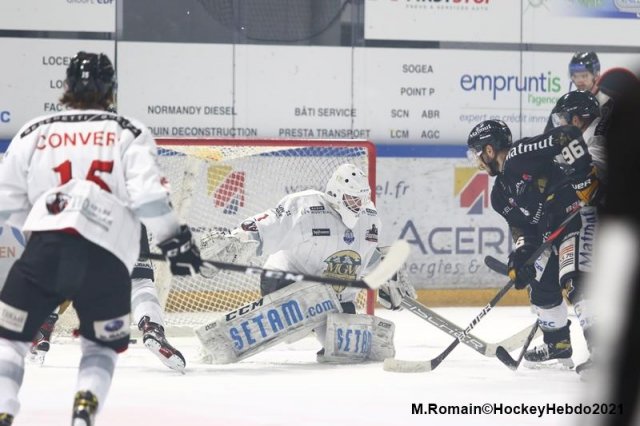 Photo hockey match Rouen - Chamonix  le 16/01/2021