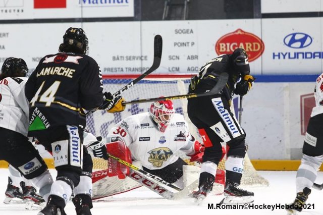 Photo hockey match Rouen - Chamonix  le 16/01/2021