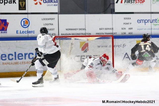 Photo hockey match Rouen - Chamonix  le 16/01/2021
