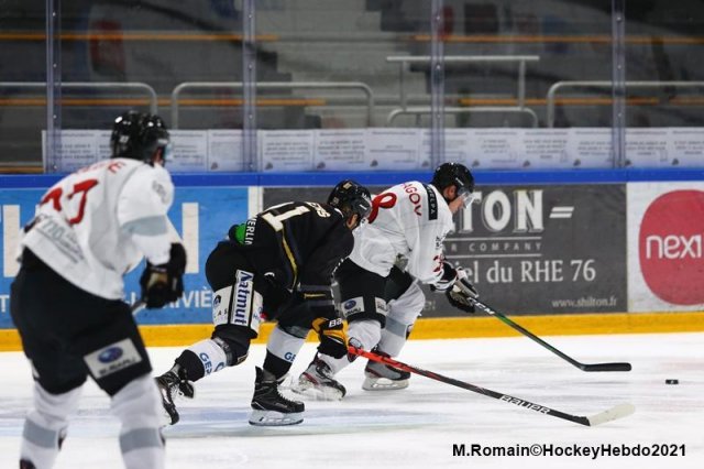 Photo hockey match Rouen - Chamonix  le 16/01/2021