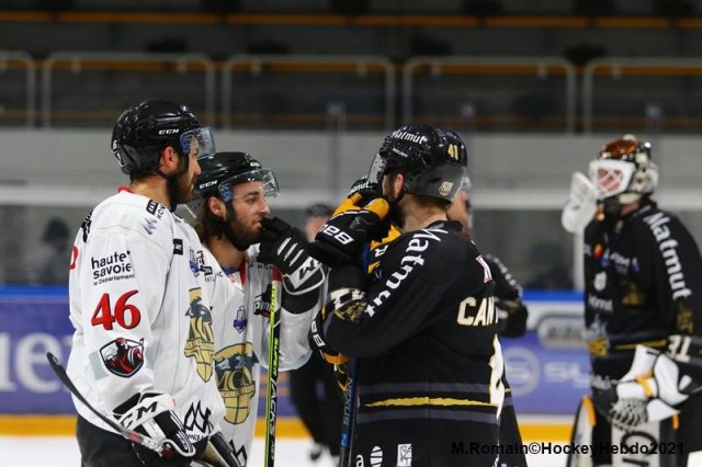 Photo hockey match Rouen - Chamonix  le 16/01/2021