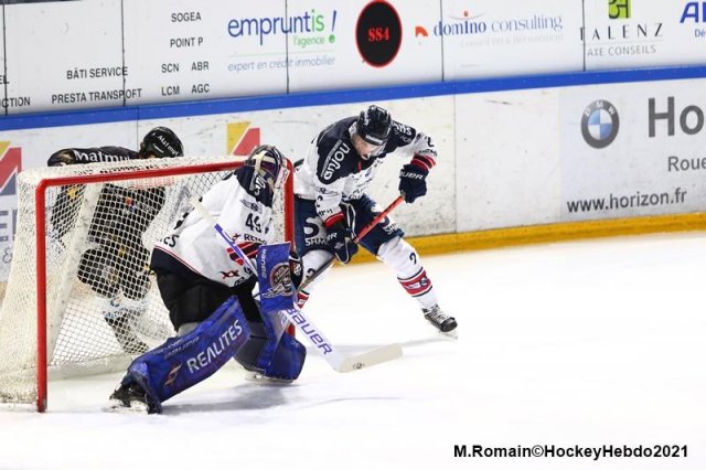 Photo hockey match Rouen - Angers  le 22/01/2021