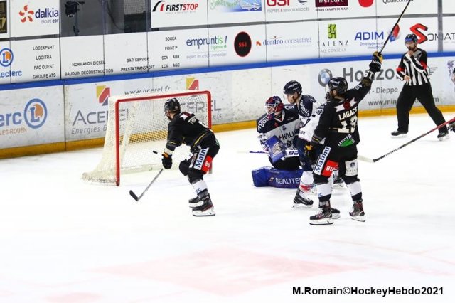 Photo hockey match Rouen - Angers  le 22/01/2021