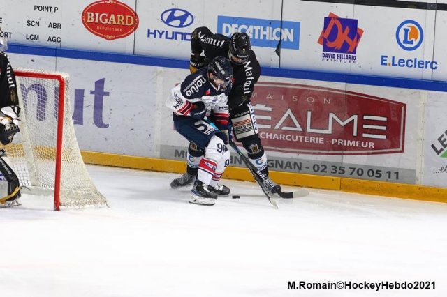 Photo hockey match Rouen - Angers  le 22/01/2021