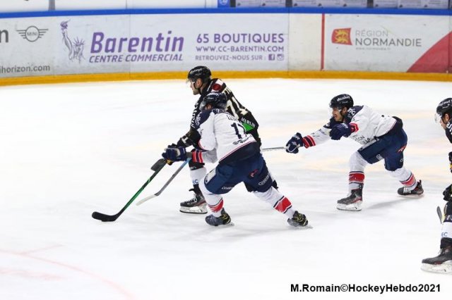 Photo hockey match Rouen - Angers  le 22/01/2021
