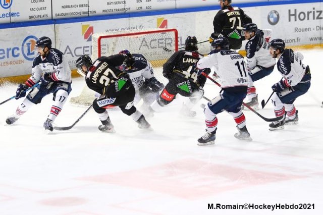 Photo hockey match Rouen - Angers  le 22/01/2021