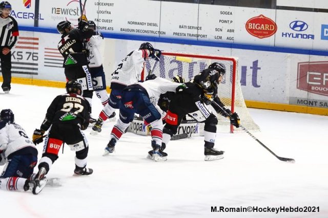 Photo hockey match Rouen - Angers  le 22/01/2021