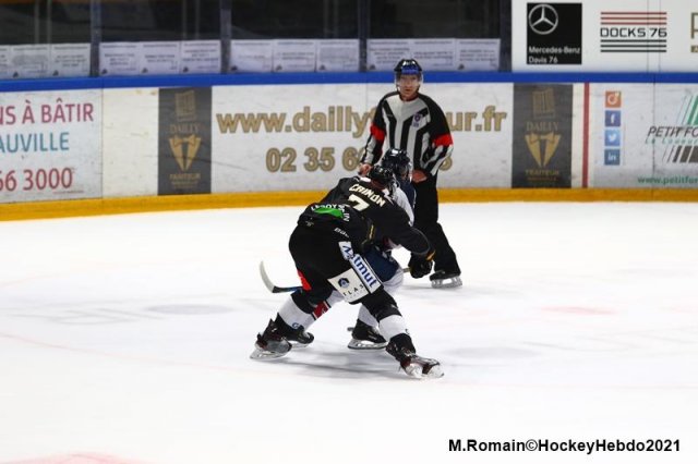 Photo hockey match Rouen - Angers  le 22/01/2021