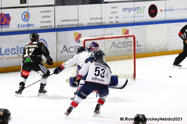 Photo hockey match Rouen - Angers  le 22/01/2021