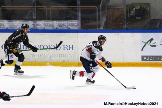 Photo hockey match Rouen - Angers  le 22/01/2021