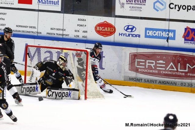 Photo hockey match Rouen - Angers  le 22/01/2021