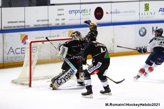 Photo hockey match Rouen - Angers  le 22/01/2021