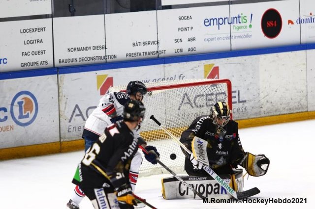 Photo hockey match Rouen - Angers  le 22/01/2021