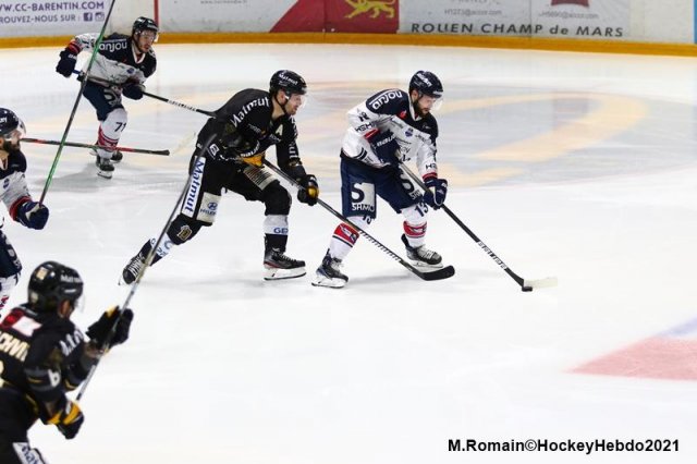Photo hockey match Rouen - Angers  le 22/01/2021