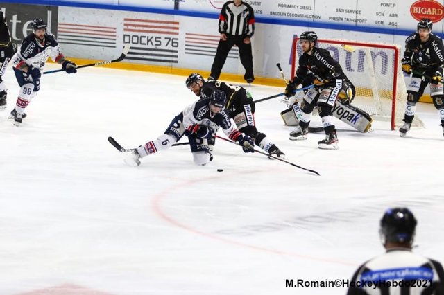 Photo hockey match Rouen - Angers  le 22/01/2021