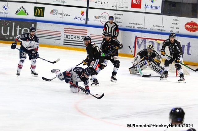 Photo hockey match Rouen - Angers  le 22/01/2021