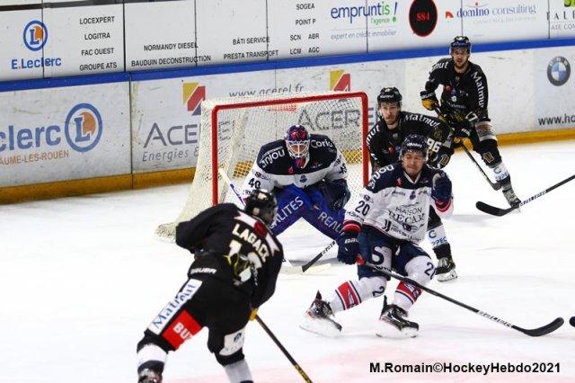 Photo hockey match Rouen - Angers  le 22/01/2021