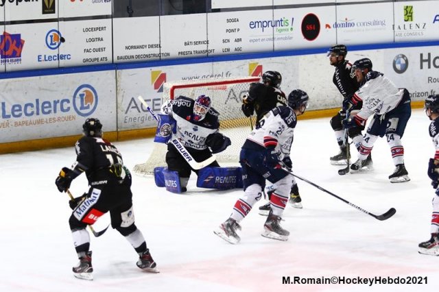 Photo hockey match Rouen - Angers  le 22/01/2021