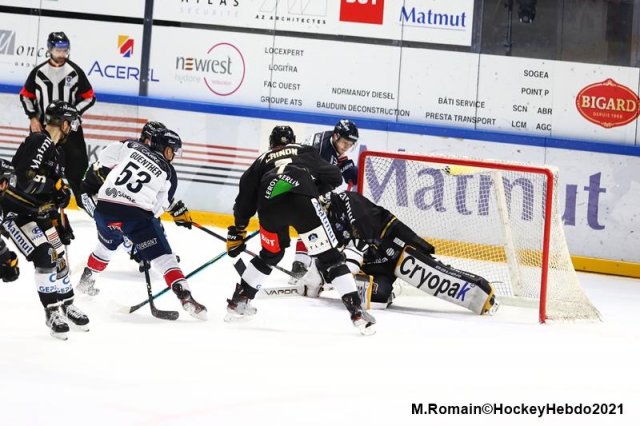 Photo hockey match Rouen - Angers  le 22/01/2021