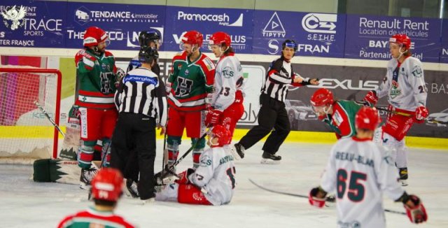 Photo hockey match Anglet - Cergy-Pontoise le 29/01/2021