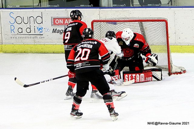 Photo hockey match Nice - Chamonix  le 29/01/2021
