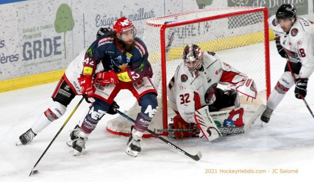 Photo hockey match Grenoble  - Mulhouse le 28/01/2021