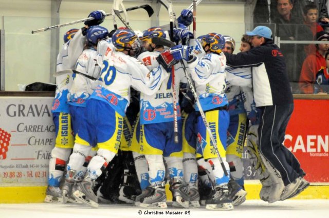 Photo hockey match Caen  - Gap  le 21/04/2009