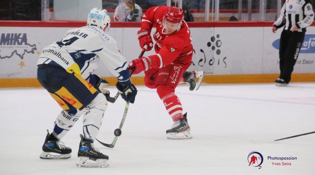 Photo hockey match Lausanne - Zug le 02/02/2021