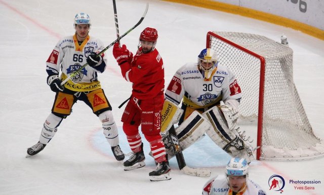Photo hockey match Lausanne - Zug le 02/02/2021