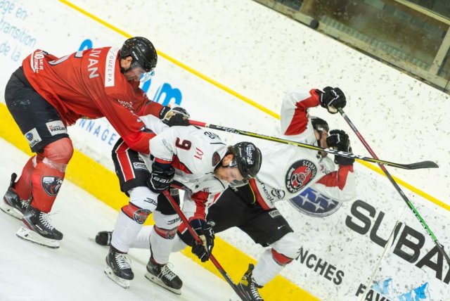 Photo hockey match Chamonix  - Mulhouse le 12/02/2021