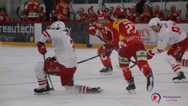 Photo hockey match Bienne - Lausanne le 16/02/2021