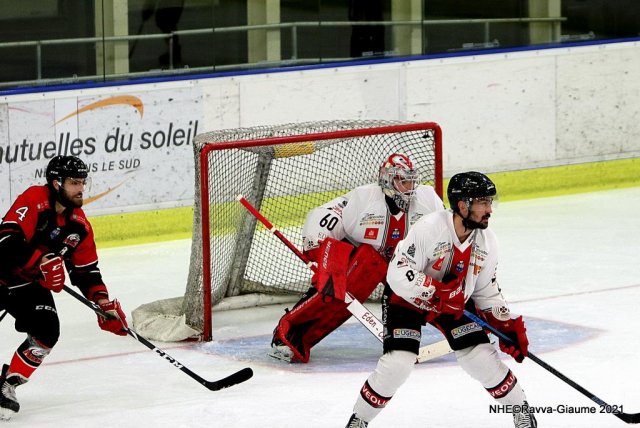 Photo hockey match Nice - Briançon  le 19/02/2021