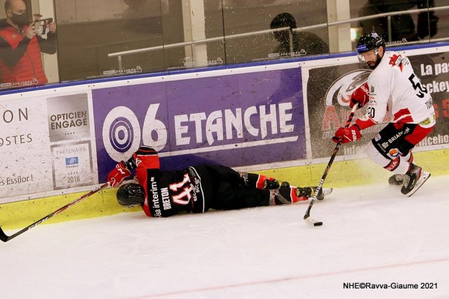 Photo hockey match Nice - Briançon  le 19/02/2021