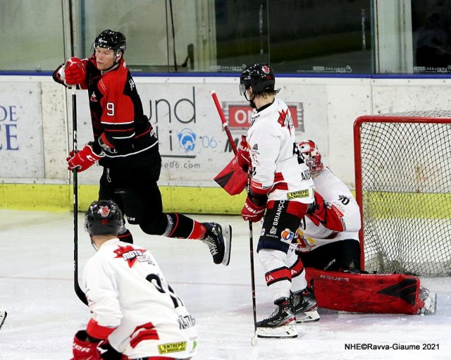 Photo hockey match Nice - Briançon  le 19/02/2021