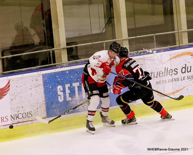 Photo hockey match Nice - Briançon  le 19/02/2021