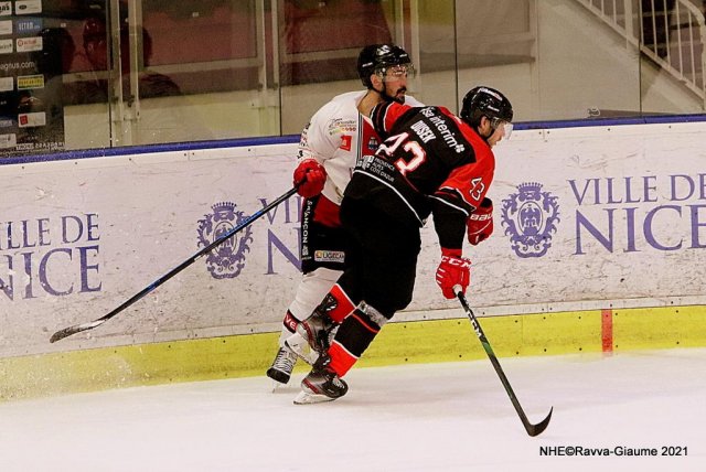 Photo hockey match Nice - Briançon  le 19/02/2021