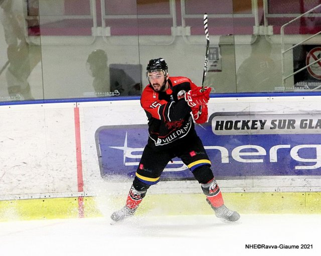 Photo hockey match Nice - Briançon  le 19/02/2021