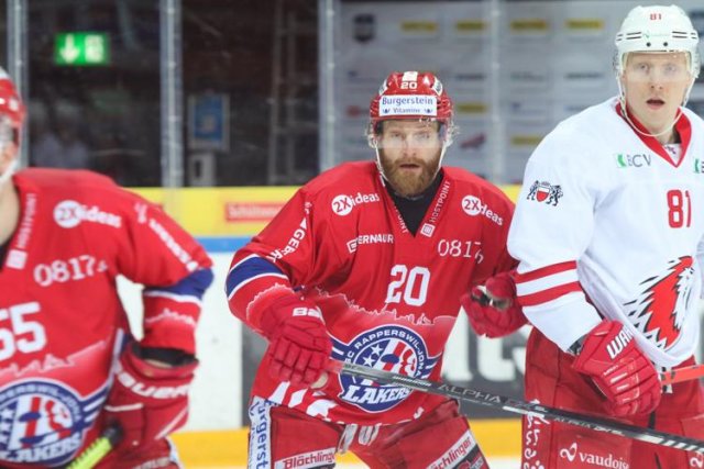 Photo hockey match Rapperswil-Jona - Lausanne le 27/02/2021