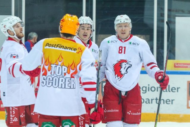 Photo hockey match Rapperswil-Jona - Lausanne le 27/02/2021