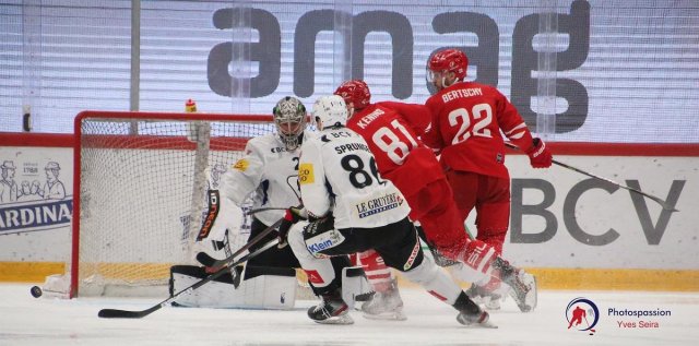 Photo hockey match Lausanne - Fribourg le 02/03/2021