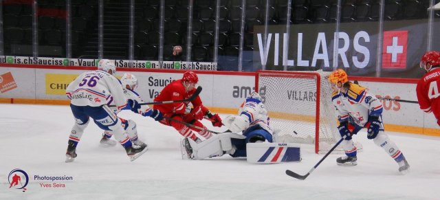 Photo hockey match Lausanne - Zürich le 05/03/2021